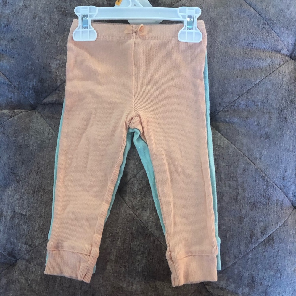 Carters 2 pack cotton pant set